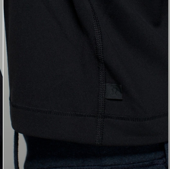 Lululemon Back Up Long Sleeve Open Back Black Light Sweater Medium - Picture 7 of 14